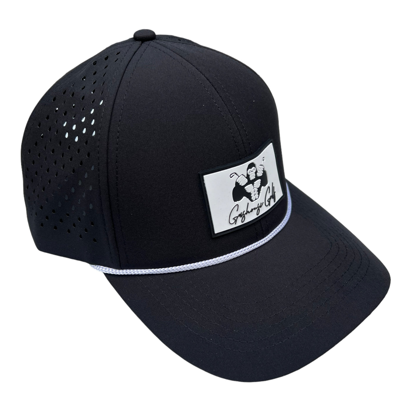 Black Performance Rope Hat – Gashouse Golf